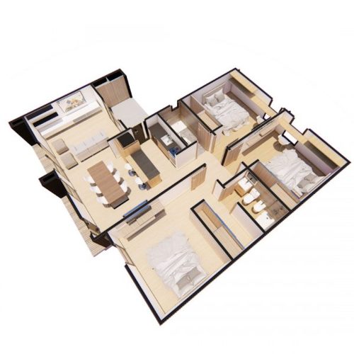 EvoHus 5 Planta 3D