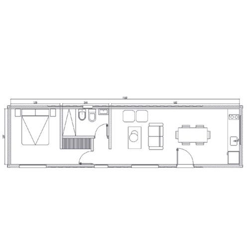 Planta Módulo 36m2