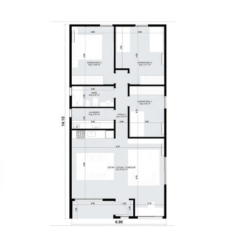 Plano Hus 5